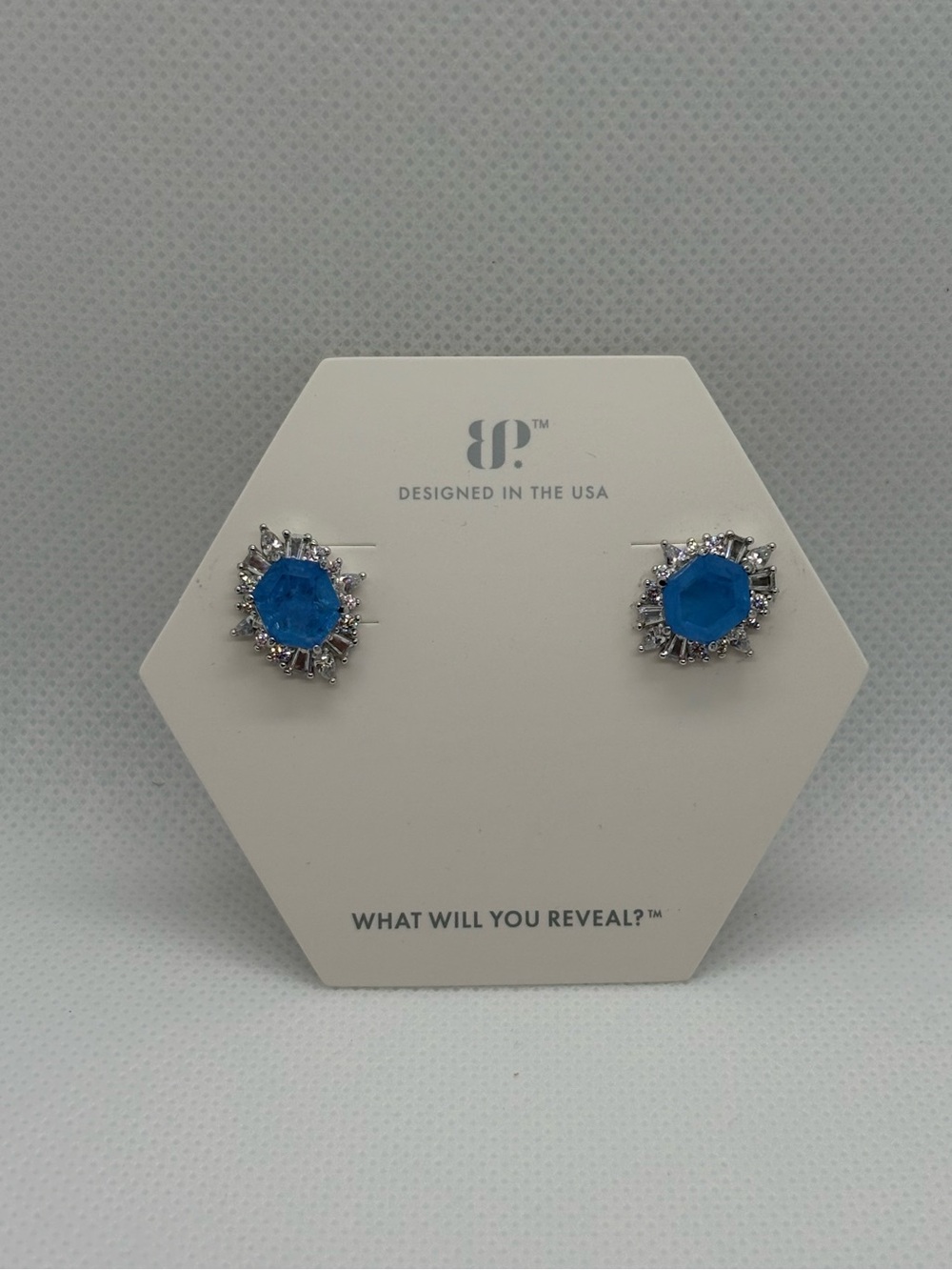 Ocean Blue Quartz Earrings